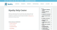 Desktop Screenshot of help.hpathy.com