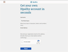 Tablet Screenshot of homeorays.hpathy.com