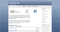 Desktop Screenshot of hpathy.de