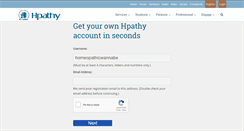 Desktop Screenshot of homeopathicwannabe.hpathy.com